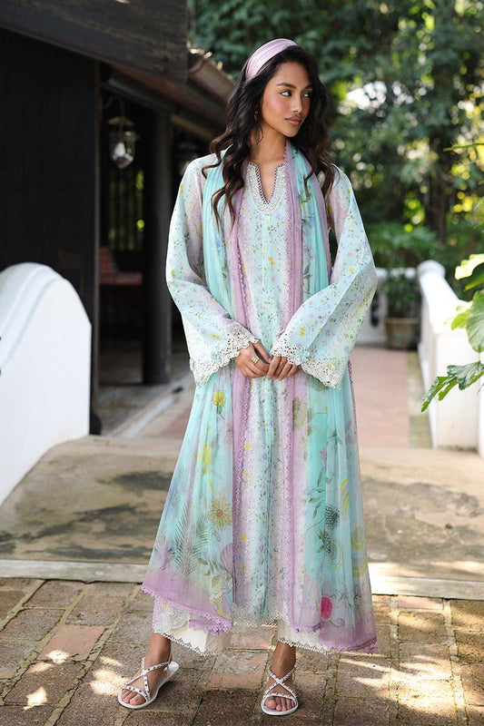 Qalamkar | Q Prints 26 | AX-07 (A) XEINA - Luxury Dress - available at Maria Faisal in UK and USA.