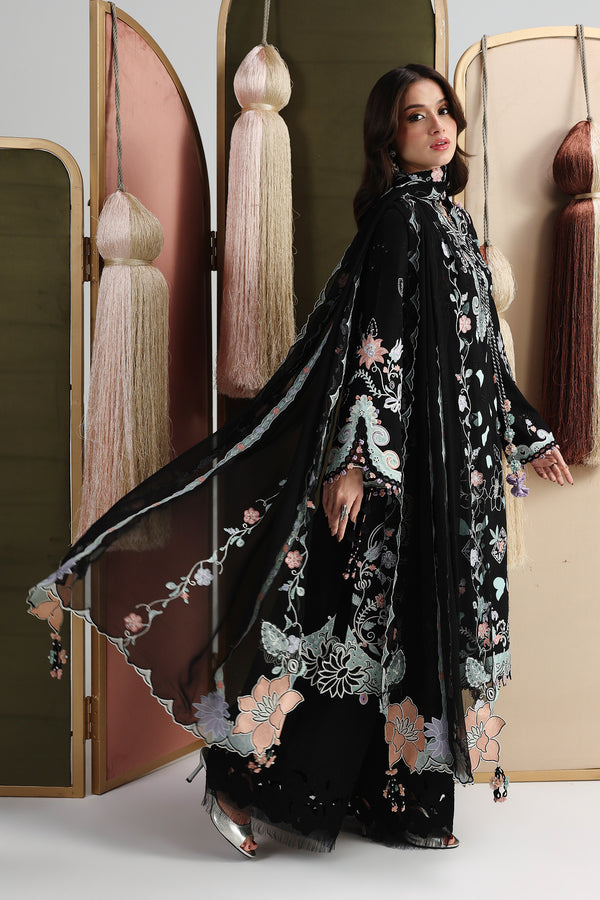 Qalamkar | Festive Lawn 26 | QFL-12 REHA - Luxury Dress - available at Maria Faisal in UK and USA.