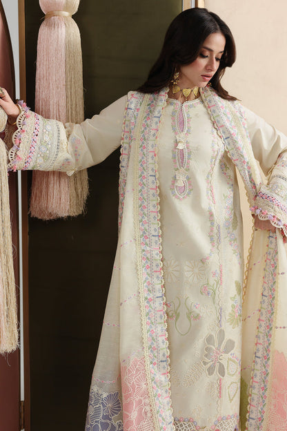 Qalamkar | Festive Lawn 26 | QFL-01 ELMA - Luxury Dress - available at Maria Faisal in UK and USA.