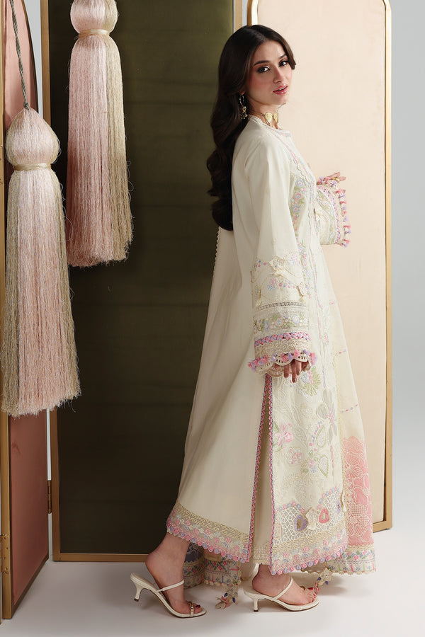 Qalamkar | Festive Lawn 26 | QFL-01 ELMA - Luxury Dress - available at Maria Faisal in UK and USA.