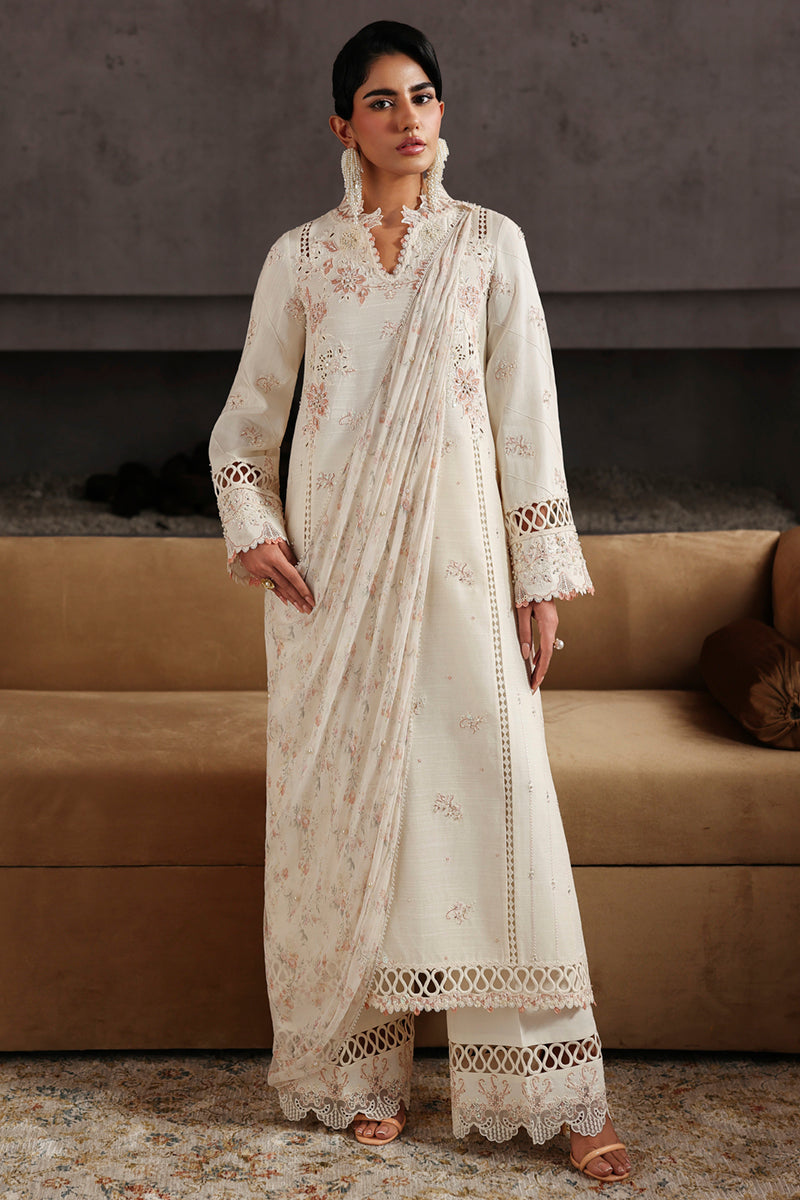 Qalamkar | Luxury Pret 25 | LP-01 NOORAY - Formal Dress - available at Maria Faisal in UK and USA.