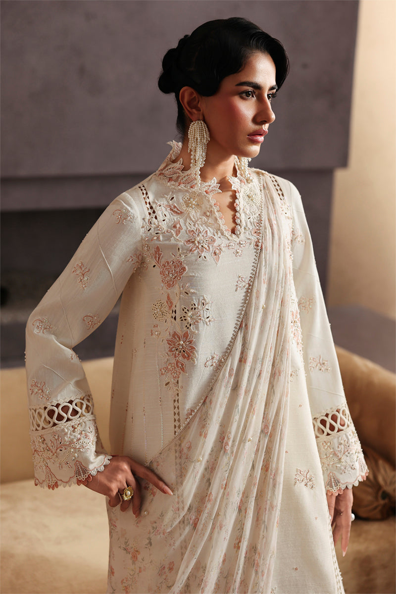 Qalamkar | Luxury Pret 25 | LP-01 NOORAY - Formal Dress - available at Maria Faisal in UK and USA.