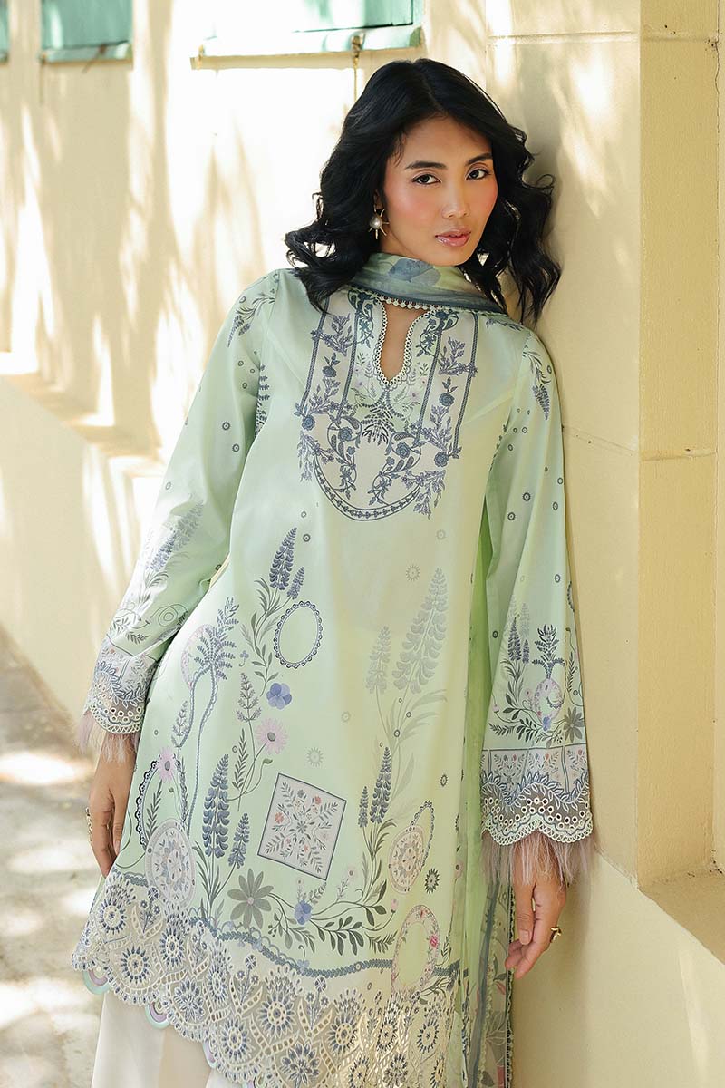 Qalamkar | Q Prints 26 | AX-04 (B) ASHA - Luxury Dress - available at Maria Faisal in UK and USA.