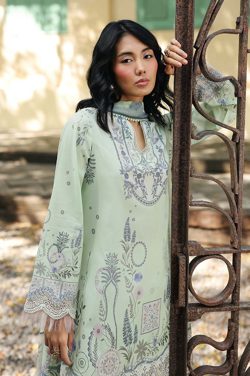 Qalamkar | Q Prints 26 | AX-04 (B) ASHA - Luxury Dress - available at Maria Faisal in UK and USA.