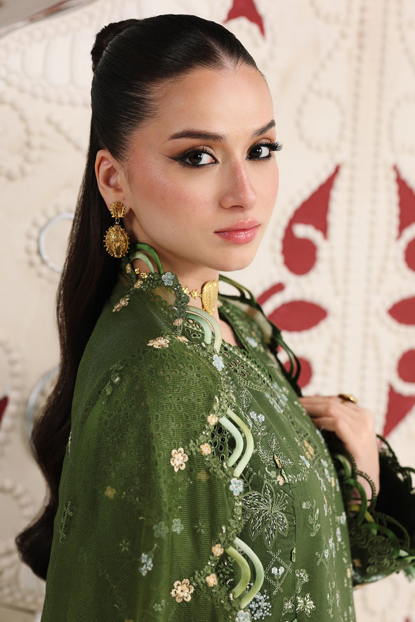 Qalamkar | Festive Lawn 26 |QFL-09 VESTA - Luxury Dress - available at Maria Faisal in UK and USA.