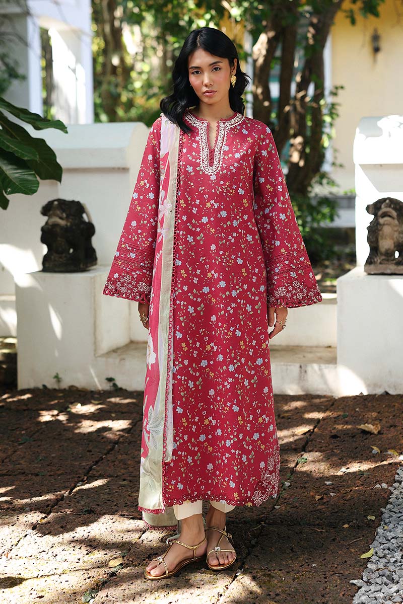 Qalamkar | Q Prints 26 | AX-07 (B) LENA - Luxury Dress - available at Maria Faisal in UK and USA.