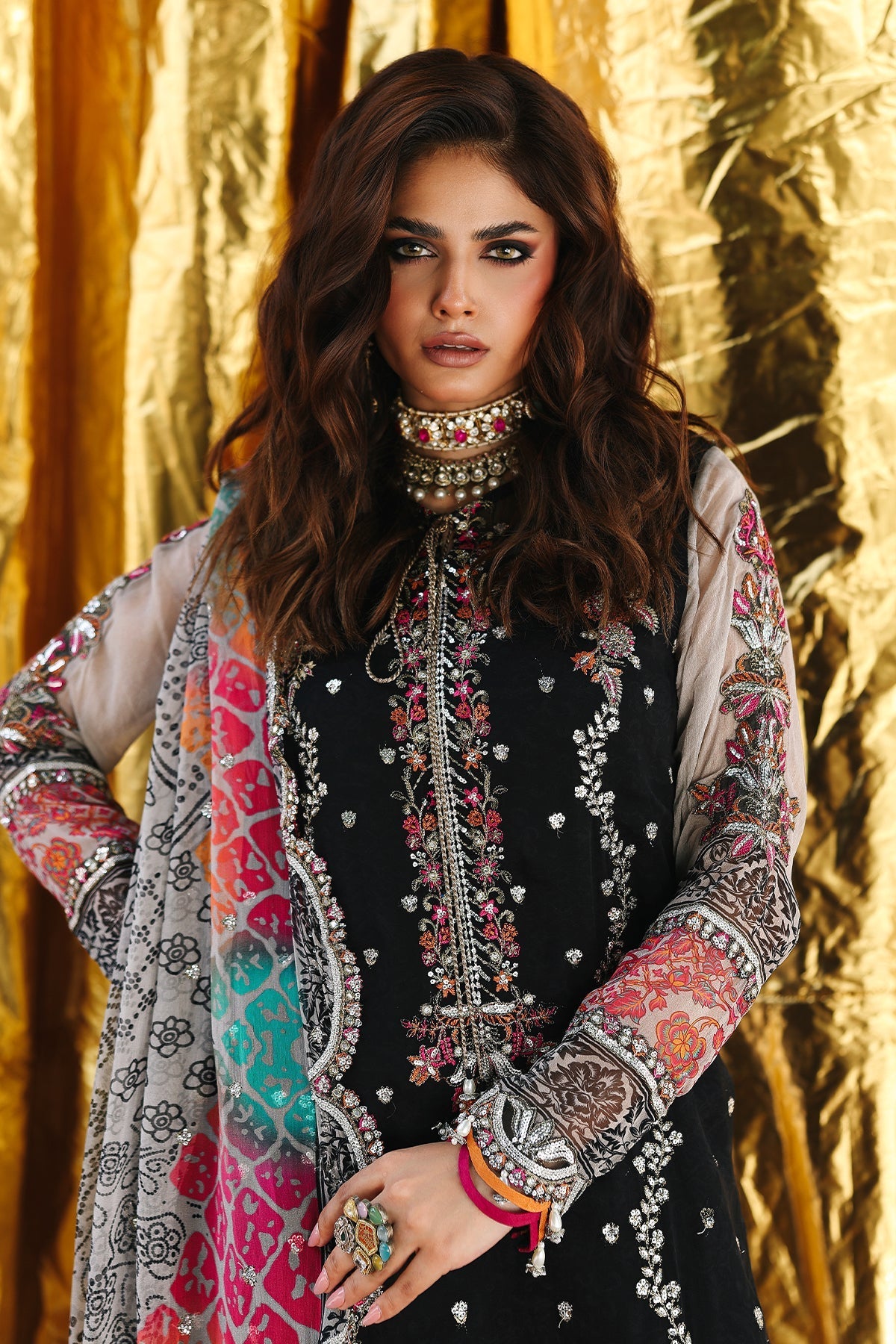 Charizma | Vasal Chiffon 25 | VSL25-24 C - Ladies Clothes - Maria Faisal