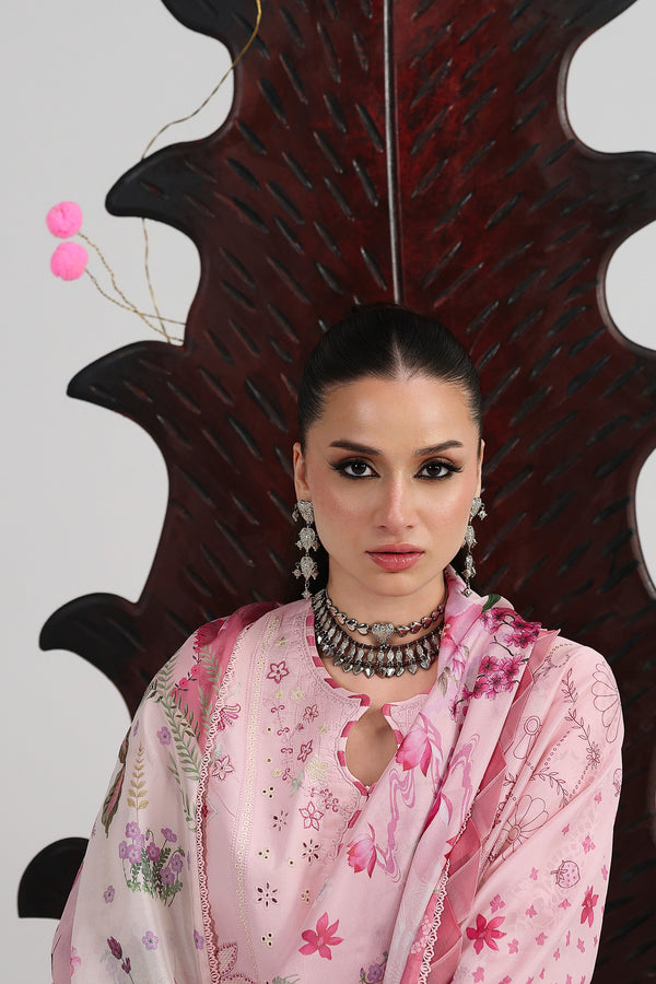 Qalamkar | Festive Lawn 26 |QFL-04 NORAH - Luxury Dress - available at Maria Faisal in UK and USA.