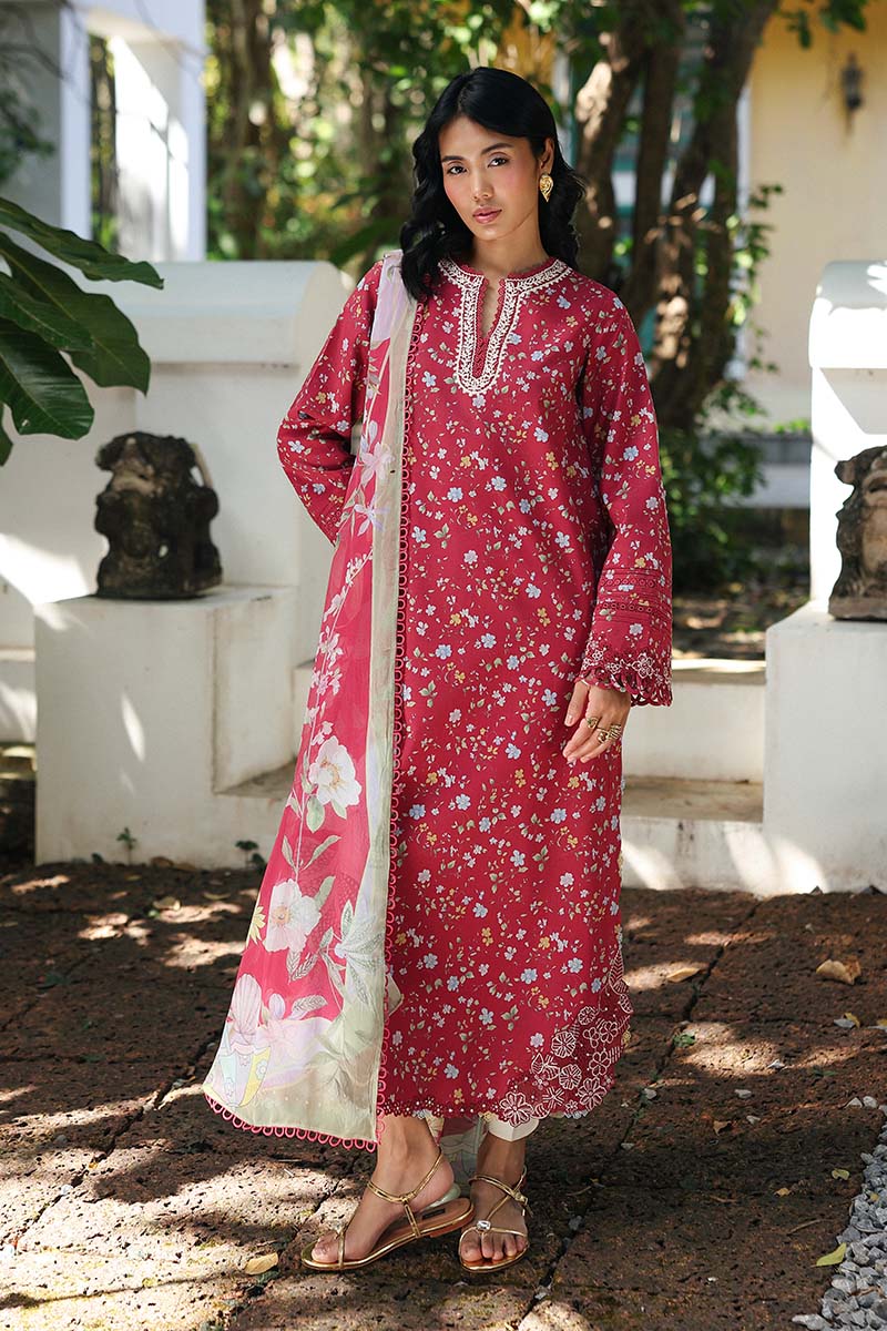 Qalamkar | Q Prints 26 | AX-07 (B) LENA - Luxury Dress - available at Maria Faisal in UK and USA.