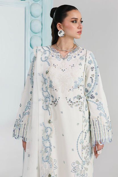 Qalamkar | Festive Lawn 26 | QFL-03 IRMIN - Luxury Dress - available at Maria Faisal in UK and USA.