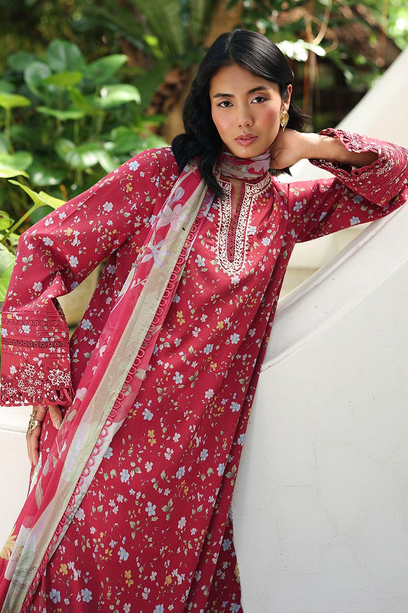 Qalamkar | Q Prints 26 | AX-07 (B) LENA - Luxury Dress - available at Maria Faisal in UK and USA.