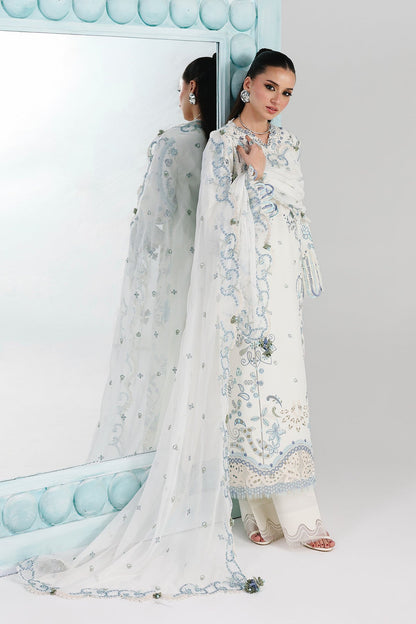 Qalamkar | Festive Lawn 26 | QFL-03 IRMIN - Luxury Dress - available at Maria Faisal in UK and USA.