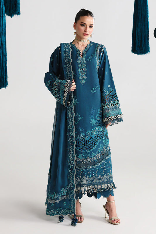 Qalamkar | Festive Lawn 26 |QFL-07 KAISA - Luxury Dress - available at Maria Faisal in UK and USA.