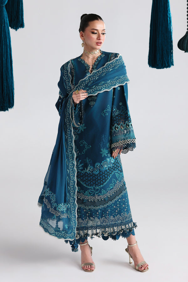 Qalamkar | Festive Lawn 26 |QFL-07 KAISA - Luxury Dress - available at Maria Faisal in UK and USA.