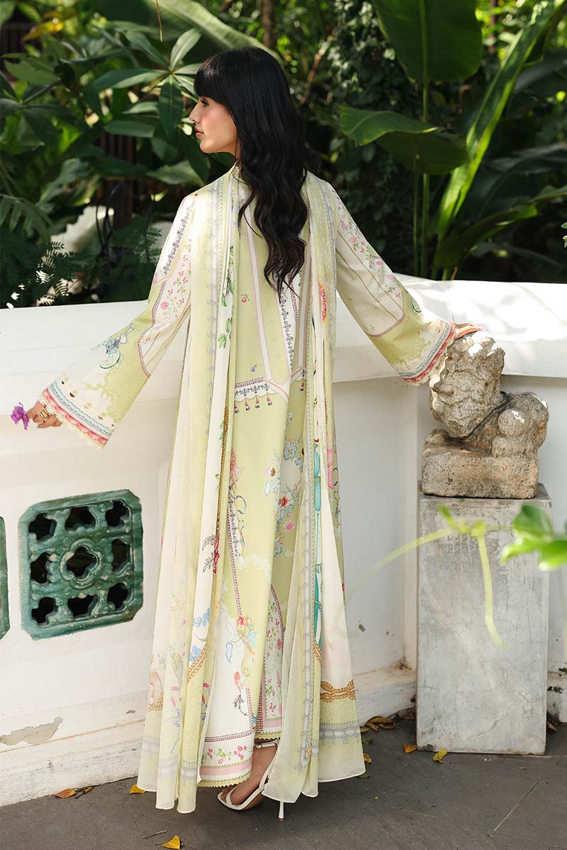 Qalamkar | Q Prints 26 | AX-06 (B) VAILA - Luxury Dress - available at Maria Faisal in UK and USA.