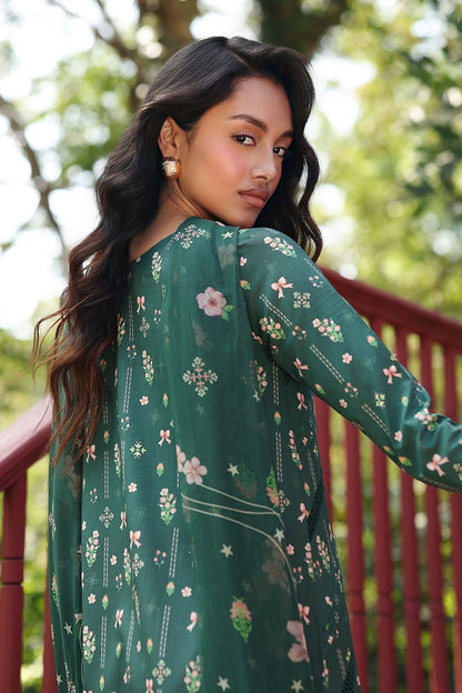 Qalamkar | Q Prints 26 | AX-09 (B) GREER - Luxury Dress - available at Maria Faisal in UK and USA.