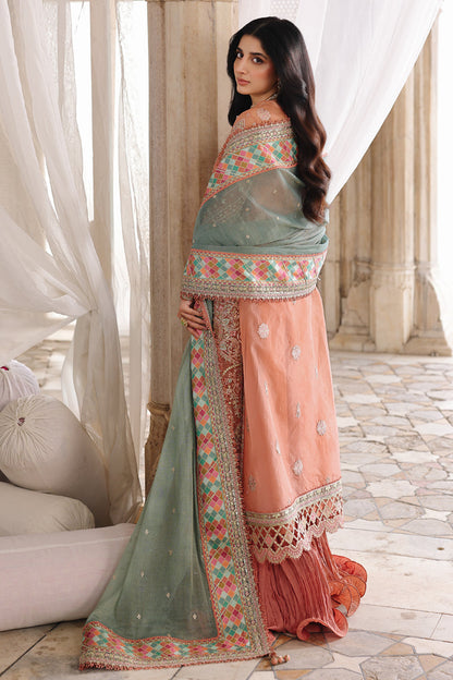 Qalamkar | Shadmaani Formals 25 | RH-04 ZEHRA - Wedding Dress - available at Maria Faisal in UK and USA.