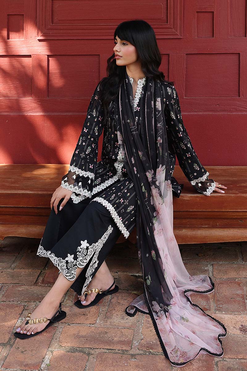 Qalamkar | Q Prints 26 | AX-09 (A) FARAH - Luxury Dress - available at Maria Faisal in UK and USA.
