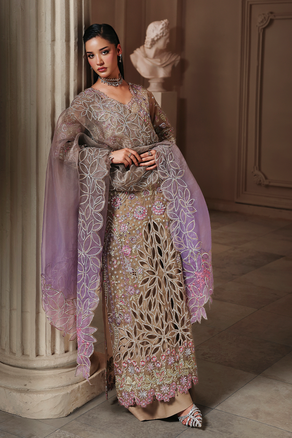 Rajbari | Sage Luxury Formals | Vesper - Formal Dress - available at Maria Faisal in UK and USA.
