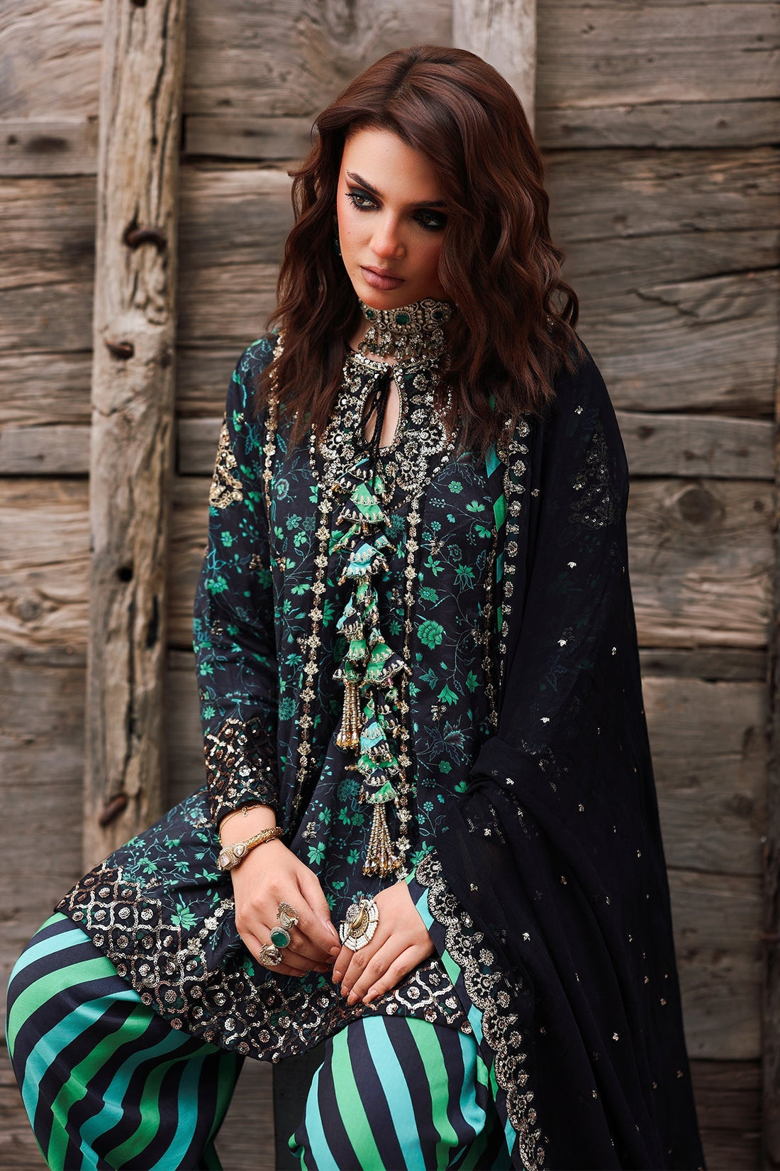 Charizma | Festive Pret | CMA-5-032 G - Ladies Clothes - Maria Faisal