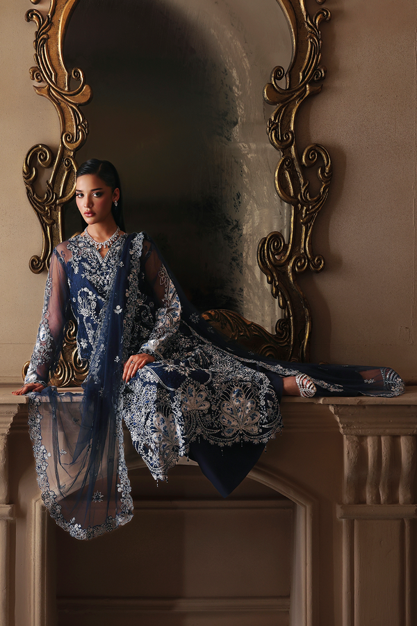 Rajbari | Sage Luxury Formals | Serena - Formal Dress - available at Maria Faisal in UK and USA.