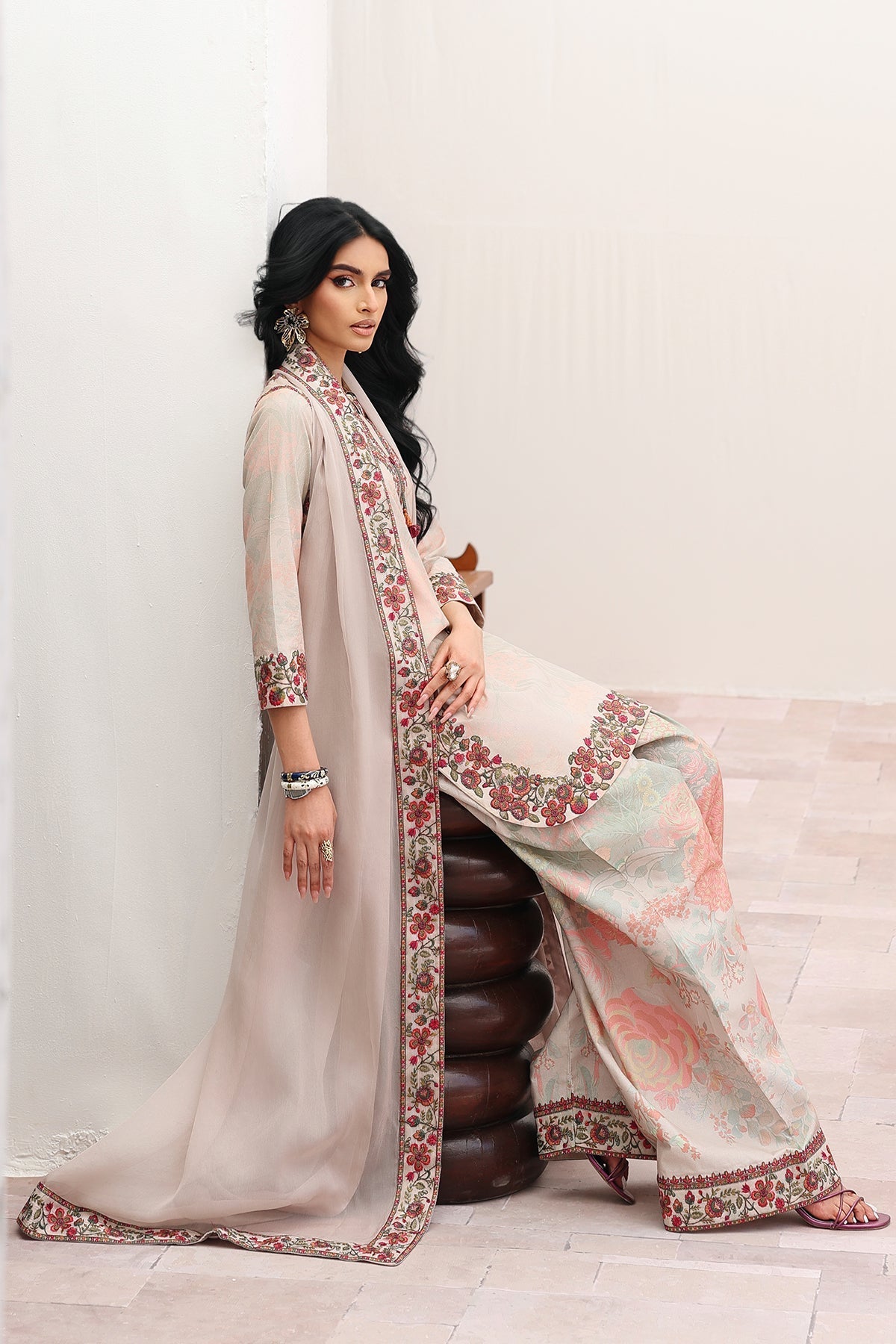 Charizma | Festive Edit | CNP-6-233 - Luxury Dress - available at Maria Faisal in UK and USA.