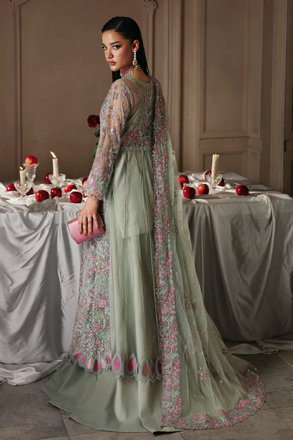 Rajbari | Sage Luxury Formals | Shizelle - Formal Dress - available at Maria Faisal in UK and USA.