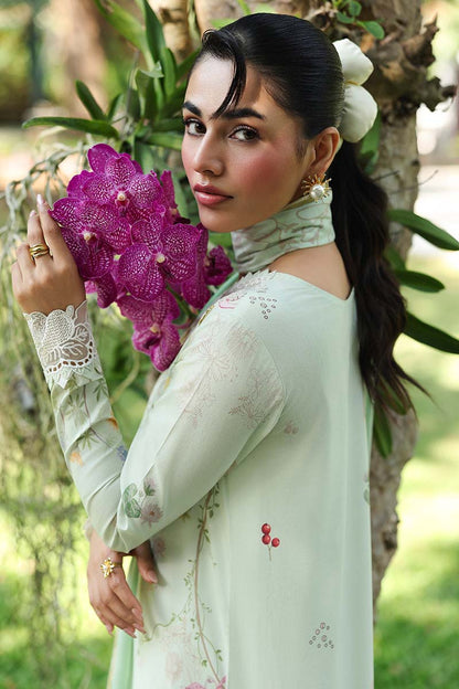 Qalamkar | Q Prints 26 | AX-01 (A) NEVE - Luxury Dress - available at Maria Faisal in UK and USA.