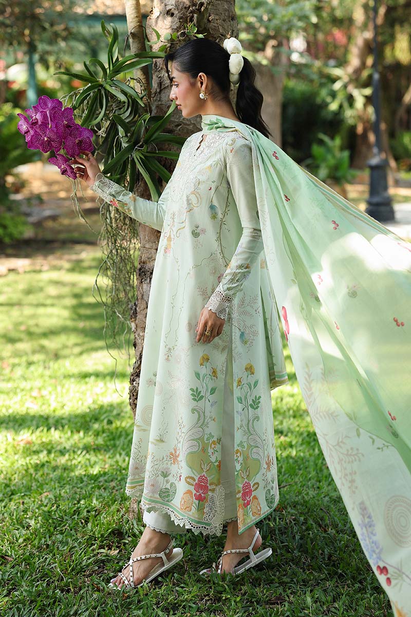 Qalamkar | Q Prints 26 | AX-01 (A) NEVE - Luxury Dress - available at Maria Faisal in UK and USA.