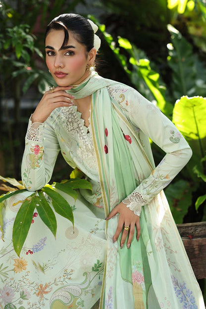 Qalamkar | Q Prints 26 | AX-01 (A) NEVE - Luxury Dress - available at Maria Faisal in UK and USA.