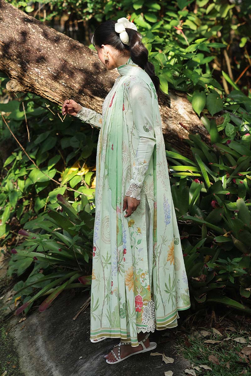 Qalamkar | Q Prints 26 | AX-01 (A) NEVE - Luxury Dress - available at Maria Faisal in UK and USA.