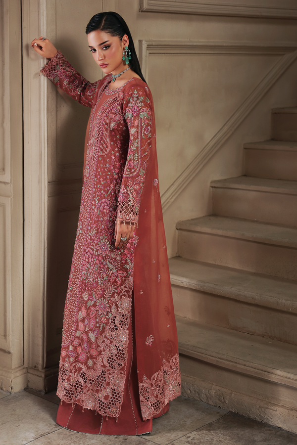 Rajbari | Sage Luxury Formals | Amely - Formal Dress - available at Maria Faisal in UK and USA.