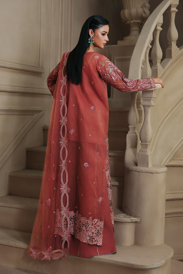 Rajbari | Sage Luxury Formals | Amely - Formal Dress - available at Maria Faisal in UK and USA.