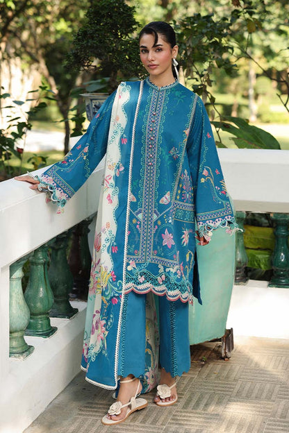 Qalamkar | Q Prints 26 | AX-05 (B) CAIRE - Luxury Dress - available at Maria Faisal in UK and USA.