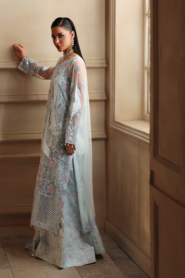 Rajbari | Sage Luxury Formals | Margot - Formal Dress - available at Maria Faisal in UK and USA.