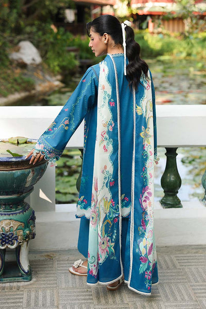 Qalamkar | Q Prints 26 | AX-05 (B) CAIRE - Luxury Dress - available at Maria Faisal in UK and USA.