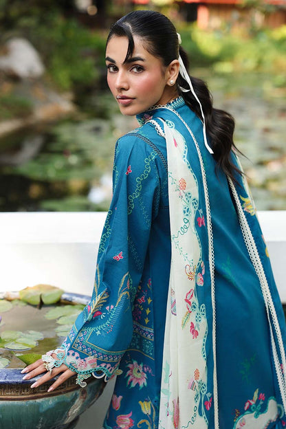 Qalamkar | Q Prints 26 | AX-05 (B) CAIRE - Luxury Dress - available at Maria Faisal in UK and USA.