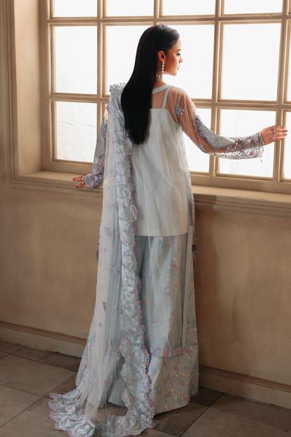 Rajbari | Sage Luxury Formals | Margot - Formal Dress - available at Maria Faisal in UK and USA.
