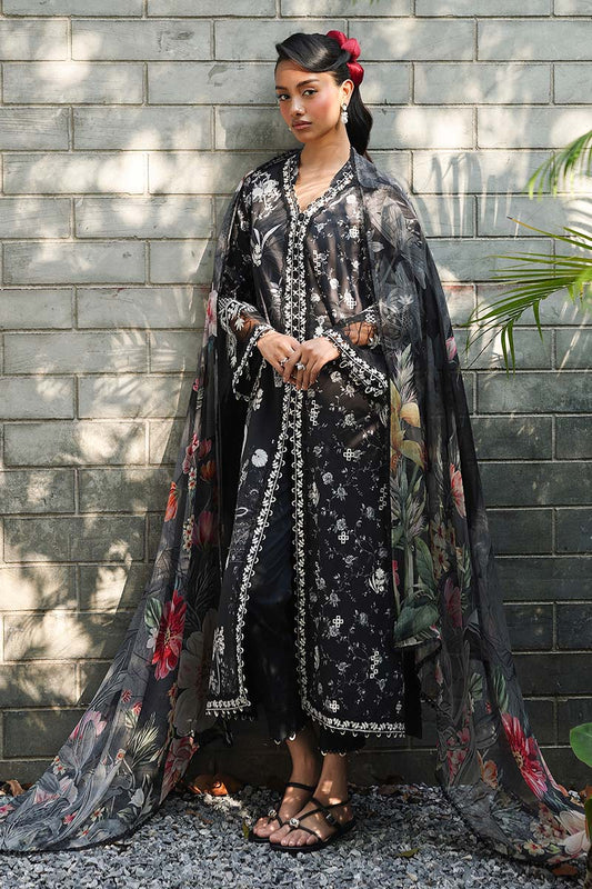 Qalamkar | Q Prints 26 | AX-08 (B) EAVAN - Luxury Dress - available at Maria Faisal in UK and USA.