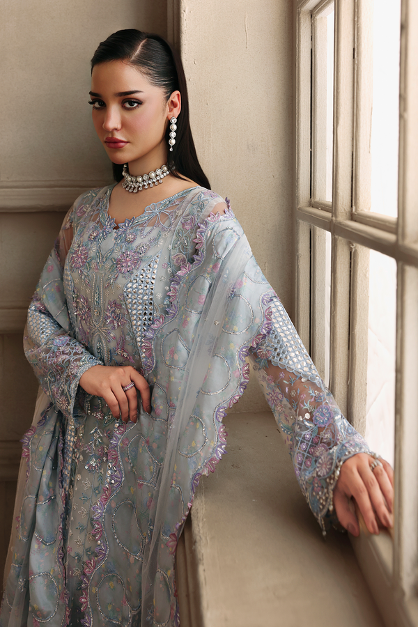 Rajbari | Sage Luxury Formals | Margot - Formal Dress - available at Maria Faisal in UK and USA.