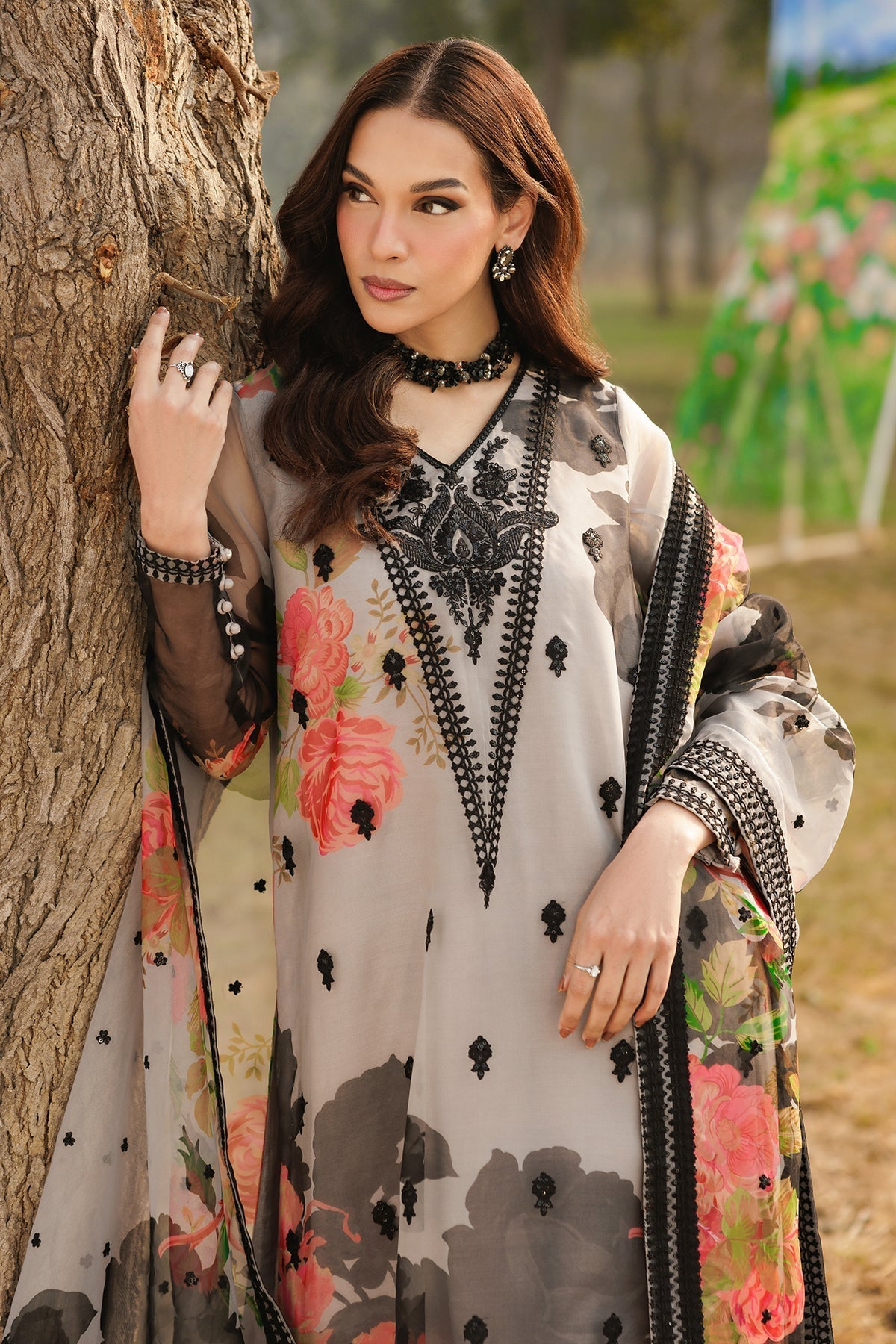 Charizma | Festive Pret  | CMA-6-174 - Dress - available at Maria Faisal in UK and USA.