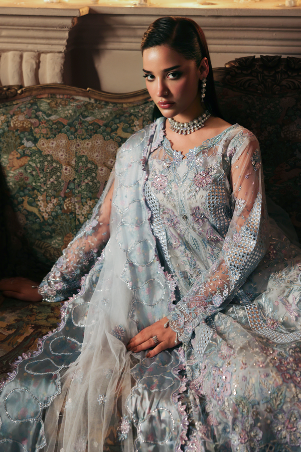 Rajbari | Sage Luxury Formals | Margot - Formal Dress - available at Maria Faisal in UK and USA.