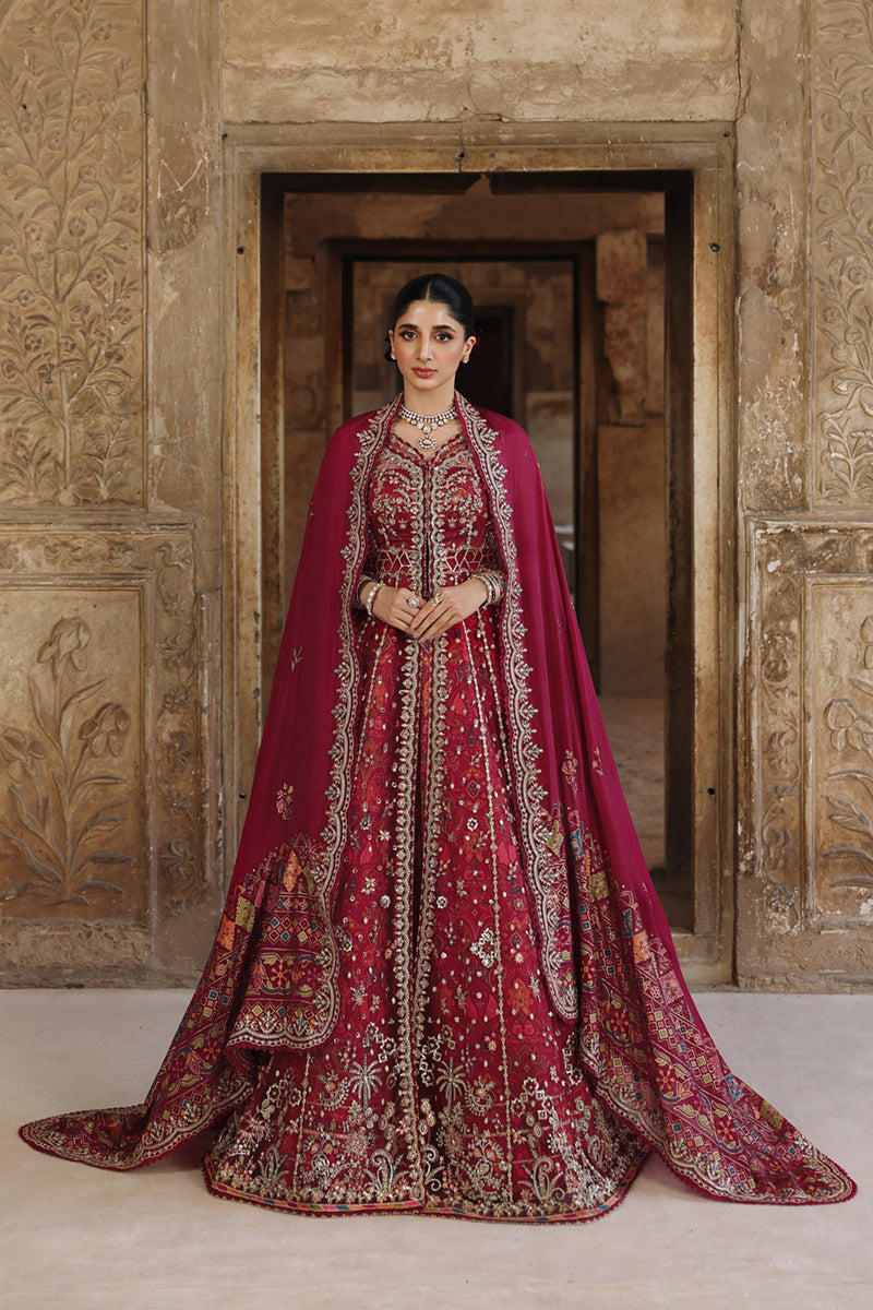 Qalamkar | Shadmaani Formals 25 | RH-01 JAHAN - Wedding Dress - available at Maria Faisal in UK and USA.