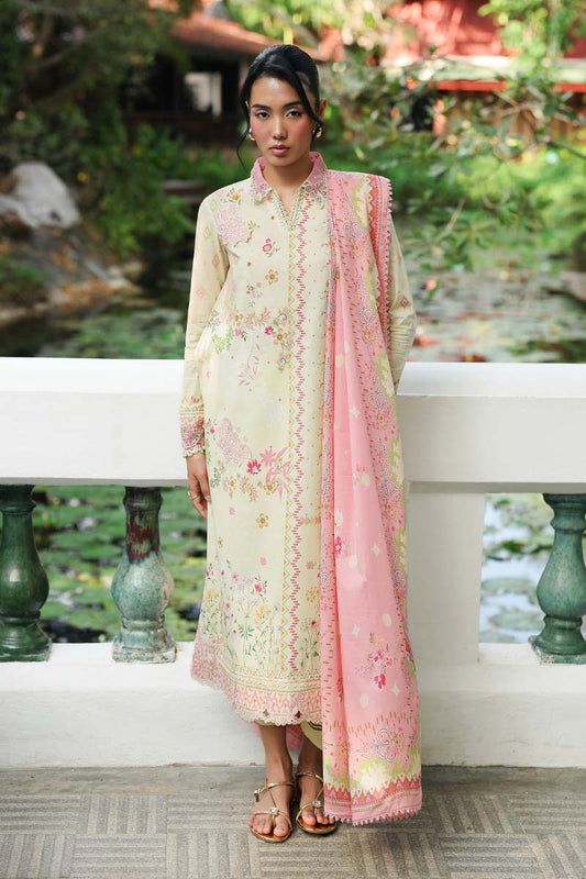 Qalamkar | Q Prints 26 | AX-03 (A) MAIRI - Luxury Dress - available at Maria Faisal in UK and USA.