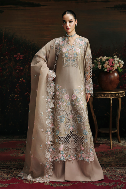 Rajbari | Sage Luxury Formals | Isla - Formal Dress - available at Maria Faisal in UK and USA.