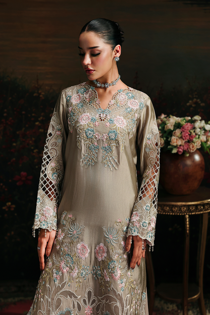 Rajbari | Sage Luxury Formals | Isla - Formal Dress - available at Maria Faisal in UK and USA.