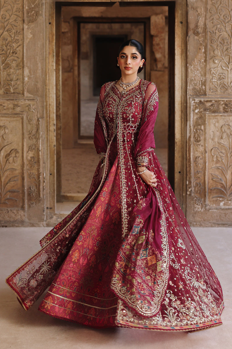 Qalamkar | Shadmaani Formals 25 | RH-01 JAHAN - Wedding Dress - available at Maria Faisal in UK and USA.