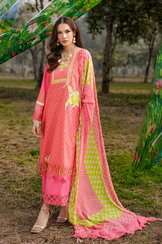 Charizma | Combination Lawn | CC6-18 - Luxury Dress - available at Maria Faisal in UK and USA.