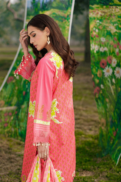 Charizma | Combination Lawn | CC6-18 - Luxury Dress - available at Maria Faisal in UK and USA.