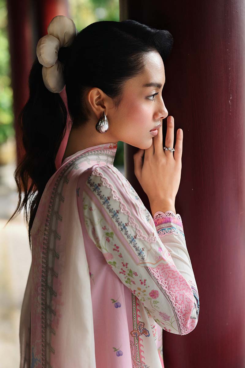 Qalamkar | Q Prints 26 | AX-06 (A) ELARA - Luxury Dress - available at Maria Faisal in UK and USA.